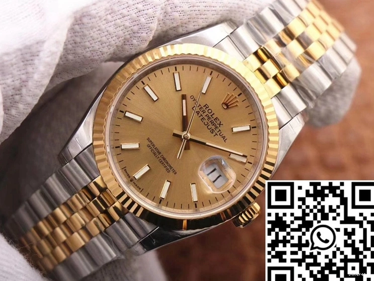 M126233-0015 659 Factory Datejust EW Minimalist Champagne Dial Rolex 0730